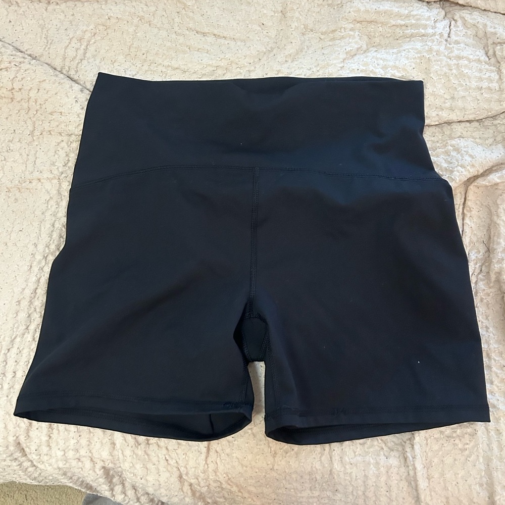 Women's Black Biker Shorts